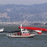 The Artemis Racing yacht is towed to shore after capsizing in the San Francisco Bay, May 9, 2013. REUTERS/Jed Jacobsohn The Artemis Racing yacht is towed to shore after capsizing in the San Francisco Bay, May 9, 2013. REUTERS/Jed Jacobsohn