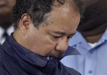Ariel Castro appears in court for his initial appearance in Cleveland, Ohio, May 9, 2013.
Credit: Reuters/John Gress Ariel Castro appears in court for his initial appearance in Cleveland, Ohio, May 9, 2013.
Credit: Reuters/John Gress