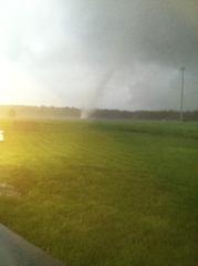 Picture 2 of tornado on ground near Riley Fire Dept. Photo supplied by Riley Fire Dept. Picture 2 of tornado on ground near Riley Fire Dept. Photo supplied by Riley Fire Dept.