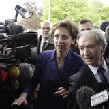 French Social Affairs and Health Minister Marisol Touraine (C) arrives at Roger Salengro hospital in Lille, May 11, 2013, where the patient French Social Affairs and Health Minister Marisol Touraine (C) arrives at Roger Salengro hospital in Lille, May 11, 2013, where the patient