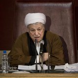 Akbar Hashemi Rafsanjani, head of Iran's Assembly of Experts, speaks during the 7th session of the Assembly in Tehran February 23, 2010. REU