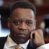 Lawyer Kevyn Orr talks with Reuters before a news conference where Michigan Governor Rick Snyder (not pictured) announced him as his choice Lawyer Kevyn Orr talks with Reuters before a news conference where Michigan Governor Rick Snyder (not pictured) announced him as his choice