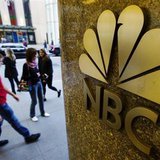 Pedestrians walk past an NBC logo outside Rockefeller Center in New York April 30, 2013.
Credit: Reuters/Lucas Jackson
Pedestrians walk past an NBC logo outside Rockefeller Center in New York April 30, 2013.
Credit: Reuters/Lucas Jackson