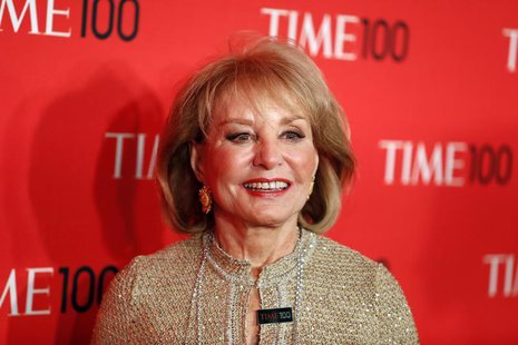 Journalist Barbara Walters arrives for the Time 100 gala celebrating the magazine's naming of the 100 most influential people in the world f Journalist Barbara Walters arrives for the Time 100 gala celebrating the magazine's naming of the 100 most influential people in the world f