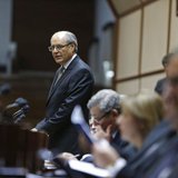 Malta's Finance Minister Edward Scicluna presents the 2013 Budget speech in parliament in Valletta April 8, 2013. REUTERS/Darrin Zammit Lupi