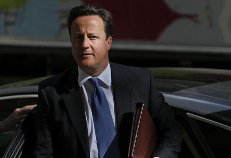 Britain's Prime Minister David Cameron arrives at the Global Investment Conference in London May 9, 2013. REUTERS/Andrew Winning Britain's Prime Minister David Cameron arrives at the Global Investment Conference in London May 9, 2013. REUTERS/Andrew Winning