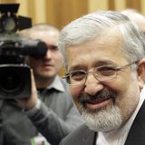 Iran's International Atomic Energy Agency (IAEA) ambassador Ali Asghar Soltanieh reacts as he attends a board of governors meeting at the UN Iran's International Atomic Energy Agency (IAEA) ambassador Ali Asghar Soltanieh reacts as he attends a board of governors meeting at the UN