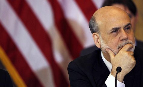 Chairman of the Federal Reserve Bank Ben Bernanke attends the Treasury Department's Financial Stability Oversight Council in Washington Apri Chairman of the Federal Reserve Bank Ben Bernanke attends the Treasury Department's Financial Stability Oversight Council in Washington Apri