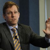 Peter Thiel, entrepreneur and co-founder of PayPal, speaks during a news conference on "nonprofit, nonpartisan organization dedicated to eco Peter Thiel, entrepreneur and co-founder of PayPal, speaks during a news conference on "nonprofit, nonpartisan organization dedicated to eco