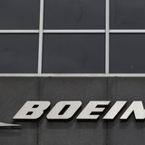 The Boeing logo is seen at their headquarters in Chicago, April 24, 2013. REUTERS/Jim Young