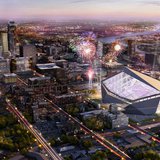 The new Minnesota Vikings stadium. Photo courtesy of Minnesota Vikings