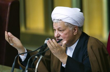 Former Iranian president Akbar Hashemi Rafsanjani gives the opening speech during Iran's Assembly of Experts' biannual meeting in Tehran Mar Former Iranian president Akbar Hashemi Rafsanjani gives the opening speech during Iran's Assembly of Experts' biannual meeting in Tehran Mar