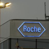The logo of Swiss pharmaceutical company Roche is seen at the company's headquarters in Basel April 5, 2012. REUTERS/Arnd Wiegmann The logo of Swiss pharmaceutical company Roche is seen at the company's headquarters in Basel April 5, 2012. REUTERS/Arnd Wiegmann