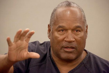 O.J. Simpson testifies during an evidentiary hearing in Clark County District Court in Las Vegas, Nevada May 15, 2013. REUTERS/Jeff Scheid/P O.J. Simpson testifies during an evidentiary hearing in Clark County District Court in Las Vegas, Nevada May 15, 2013. REUTERS/Jeff Scheid/P