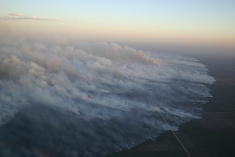 Wildfire in northern Wisconsin. Photo courtesy WI DNR
Wildfire in northern Wisconsin. Photo courtesy WI DNR