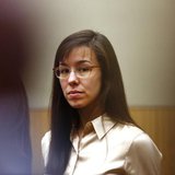 Jodi Arias looks at the family of Travis Alexander as the jury arrives during the sentencing phase of her trial at Maricopa County Superior Jodi Arias looks at the family of Travis Alexander as the jury arrives during the sentencing phase of her trial at Maricopa County Superior
