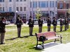 Marathon County sheriff's honor guard at the 400 Block in Wausau
