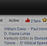 This is from horse racing nation dot com. This is from horse racing nation dot com.