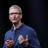 Apple CEO Tim Cook speaks to the audience during an Apple event in San Jose, California October 23, 2012. REUTERS/Robert Galbraith Apple CEO Tim Cook speaks to the audience during an Apple event in San Jose, California October 23, 2012. REUTERS/Robert Galbraith