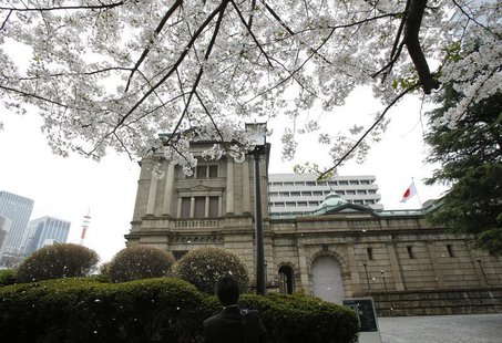 A man takes pictures in front of the Bank of Japan building in Tokyo, March 29, 2013. REUTERS/Yuya Shino A man takes pictures in front of the Bank of Japan building in Tokyo, March 29, 2013. REUTERS/Yuya Shino