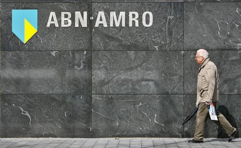 The head office of ABN AMRO bank is seen in Amsterdam March 20, 2007. REUTERS/Robin van Lonkhuijsen The head office of ABN AMRO bank is seen in Amsterdam March 20, 2007. REUTERS/Robin van Lonkhuijsen