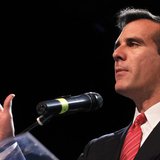 Los Angeles mayoral candidate Eric Garcetti speaks during an election night party at Avalon night club in Hollywood, California, March 5, 20 Los Angeles mayoral candidate Eric Garcetti speaks during an election night party at Avalon night club in Hollywood, California, March 5, 20