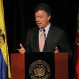 Colombia's President Juan Manuel Santos speaks during the inauguration of the 26th International Book Fair in Bogota April 17, 2013. REUTERS Colombia's President Juan Manuel Santos speaks during the inauguration of the 26th International Book Fair in Bogota April 17, 2013. REUTERS