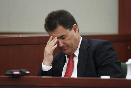 Yale Galanter, O.J. Simpson's former defense attorney, reacts during an evidentiary hearing in Clark County District Court in Las Vegas, Nev Yale Galanter, O.J. Simpson's former defense attorney, reacts during an evidentiary hearing in Clark County District Court in Las Vegas, Nev