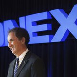 Onex Chairman of the Board, President, and Chief Executive Officer Gerald Schwartz speaks at their annual general meeting for shareholders i Onex Chairman of the Board, President, and Chief Executive Officer Gerald Schwartz speaks at their annual general meeting for shareholders i