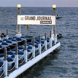 A view of the deck near the Canal + television studio is seen on the Croisette in Cannes May 17, 2013. A man has been arrested on Friday on A view of the deck near the Canal + television studio is seen on the Croisette in Cannes May 17, 2013. A man has been arrested on Friday on