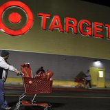 A man pushes a shopping cart at Target on the Thanksgiving Day holiday in Burbank, California, November 22, 2012. REUTERS/Jonathan Alcorn A man pushes a shopping cart at Target on the Thanksgiving Day holiday in Burbank, California, November 22, 2012. REUTERS/Jonathan Alcorn