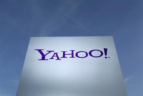 A Yahoo logo is pictured in Rolle, 30 km (19 miles) east of Geneva, December12, 2012. REUTERS/Denis Balibouse A Yahoo logo is pictured in Rolle, 30 km (19 miles) east of Geneva, December12, 2012. REUTERS/Denis Balibouse