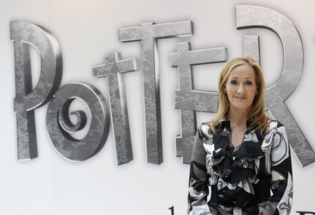 British author JK Rowling, creator of the Harry Potter series of books, poses during the launch of new online website Pottermore in London J British author JK Rowling, creator of the Harry Potter series of books, poses during the launch of new online website Pottermore in London J