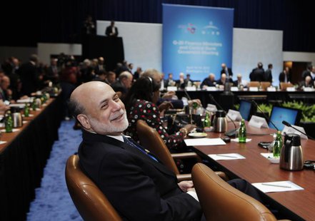 U.S. Federal Reserve Chairman Ben Bernanke attends the G20 finance ministers meeting during the Spring Meeting of the International Monetary U.S. Federal Reserve Chairman Ben Bernanke attends the G20 finance ministers meeting during the Spring Meeting of the International Monetary