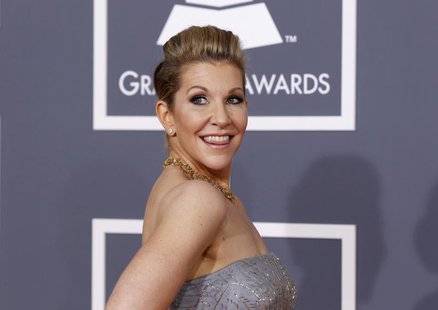 Mezzo soprano Joyce DiDonato poses as she arrives at the 54th annual Grammy Awards in Los Angeles, California February 12, 2012. REUTERS/Dan Mezzo soprano Joyce DiDonato poses as she arrives at the 54th annual Grammy Awards in Los Angeles, California February 12, 2012. REUTERS/Dan