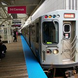CTA Chicago subway train CTA Chicago subway train