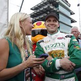 Ed Carpenter Racing driver Ed Carpenter of the U.S. celebrates with his wife Heather after taking the pole position in the Indianapolis 500 Ed Carpenter Racing driver Ed Carpenter of the U.S. celebrates with his wife Heather after taking the pole position in the Indianapolis 500