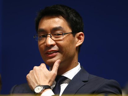 Germany's Vice Chancellor and Free Democrats (FDP) party Chairman Philipp Roesler attends an extraordinary FDP Party meeting in Nuremberg Ma Germany's Vice Chancellor and Free Democrats (FDP) party Chairman Philipp Roesler attends an extraordinary FDP Party meeting in Nuremberg Ma