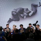 (L-R) Cast members Garrett Hedlund, Justin Timberlake, Carey Mulligan, directors Joel and Ethan Cohen, cast member Oscar Isaac, and musician (L-R) Cast members Garrett Hedlund, Justin Timberlake, Carey Mulligan, directors Joel and Ethan Cohen, cast member Oscar Isaac, and musician