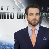 Actor Chris Pine, cast member of the new film "Star Trek Into Darkness", poses as he arrives at the film's premiere in Hollywood May 14, 201 Actor Chris Pine, cast member of the new film "Star Trek Into Darkness", poses as he arrives at the film's premiere in Hollywood May 14, 201