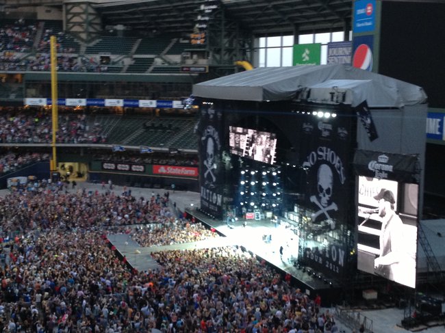 Eric Church rockin the crowd.