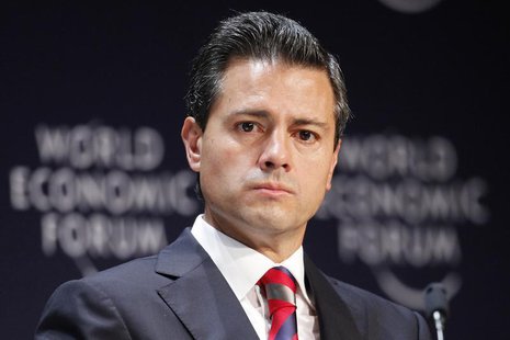 Mexico's President Enrique Pena Nieto attends the inauguration of the World Economic Forum on Latin America in Lima, April 24, 2013. REUTERS Mexico's President Enrique Pena Nieto attends the inauguration of the World Economic Forum on Latin America in Lima, April 24, 2013. REUTERS