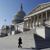 The U.S. Capitol Dome is seen behind the entrance to the U.S. Senate (R) on Capitol Hill in Washington, November 9, 2012. REUTERS/Larry Down The U.S. Capitol Dome is seen behind the entrance to the U.S. Senate (R) on Capitol Hill in Washington, November 9, 2012. REUTERS/Larry Down