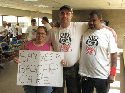 Badgercare expansion supporters Badgercare expansion supporters