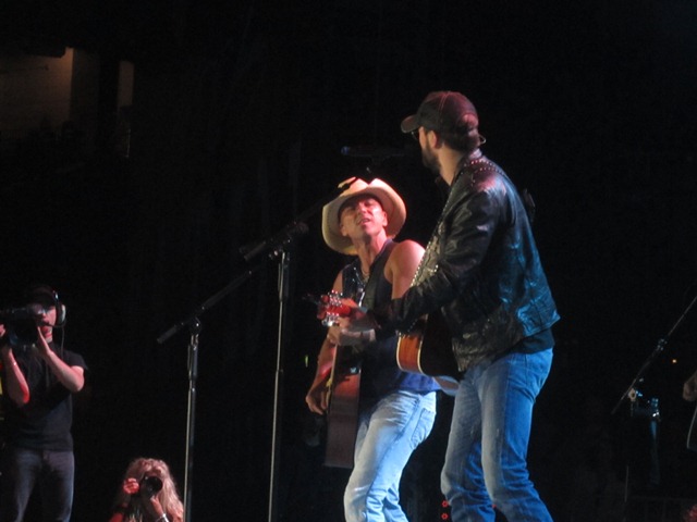 Kenny Chesney and Eric Church