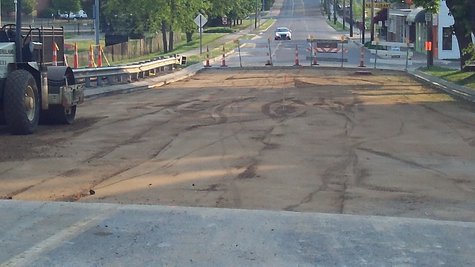 Paving should take place monday. Paving should take place monday.