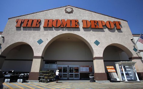 The entrance to The Home Depot store is pictured in Monrovia, California August 13, 2012. REUTERS/Mario Anzuoni The entrance to The Home Depot store is pictured in Monrovia, California August 13, 2012. REUTERS/Mario Anzuoni