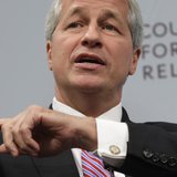 JPMorgan Chase & Co CEO Jamie Dimon gestures as he talks about the state of the global economy at a forum hosted by the Council on Foreign R