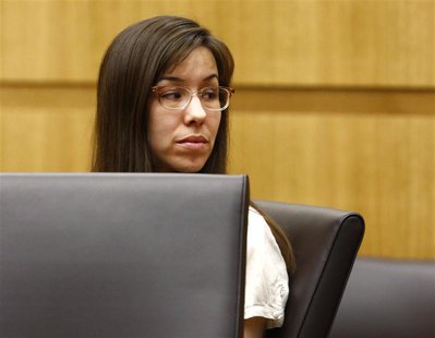 Jodi Arias looks at her family during the penalty phase of her murder trial at Maricopa County Superior Court in Phoenix, Arizona May 20, 20 Jodi Arias looks at her family during the penalty phase of her murder trial at Maricopa County Superior Court in Phoenix, Arizona May 20, 20