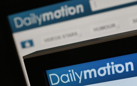 Dailymotion website pages opened in an internet browser are seen in this photo illustration taken in Paris, May 3, 2013. REUTERS/Christian H Dailymotion website pages opened in an internet browser are seen in this photo illustration taken in Paris, May 3, 2013. REUTERS/Christian H